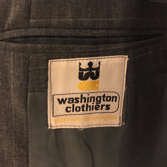 Vintage Mens Blazer & Waist coat Grey Size Small - Picture 12 of 12